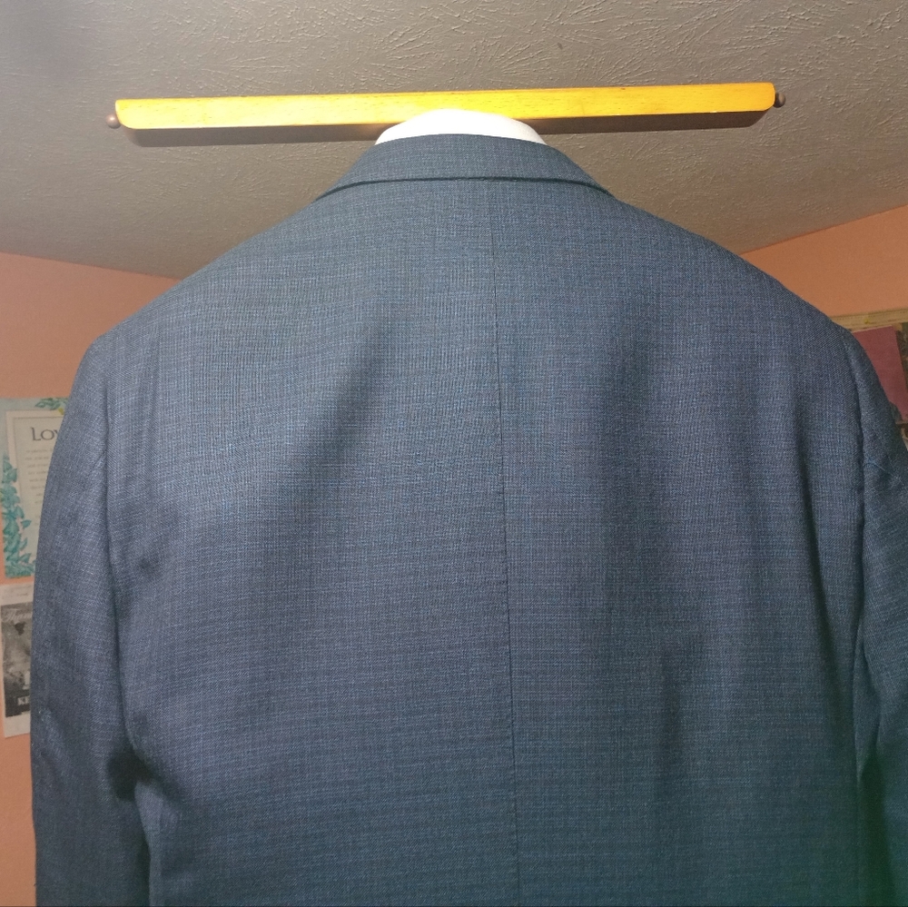 Ermengildo Zegma Navy 2Btn/2Vents Sport Jacket Size 42R